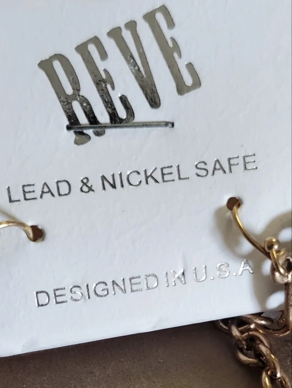 Reve Bronze Silver Tone Rope Egg Medallion Necklace Earrings